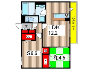 メープル住吉の物件間取画像